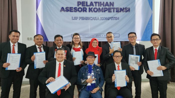 Caption foto: Lembaga Sertifikasi Profesi (LSP) Pembicara Kompeten yang didirikan Indonesian Professional Speakers Association (IPSA) gelar pelatihan dan ujian asesor kompetensi (Foto/dok: Soprian Ardianto)